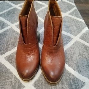 Lucky brand brown booties